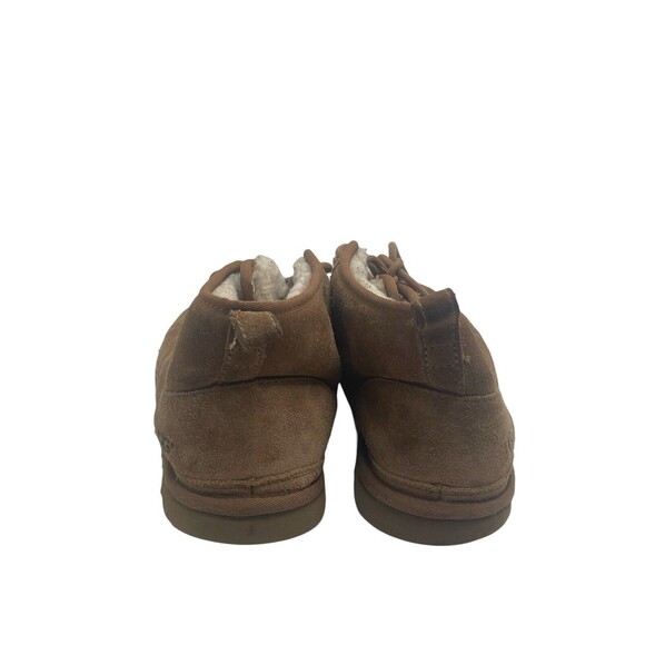 UGG Neumel Suede Womens Sz 11 Men’s Sz 9Chukka Boots Chestnut Brown Lace-Up Logo main image 4